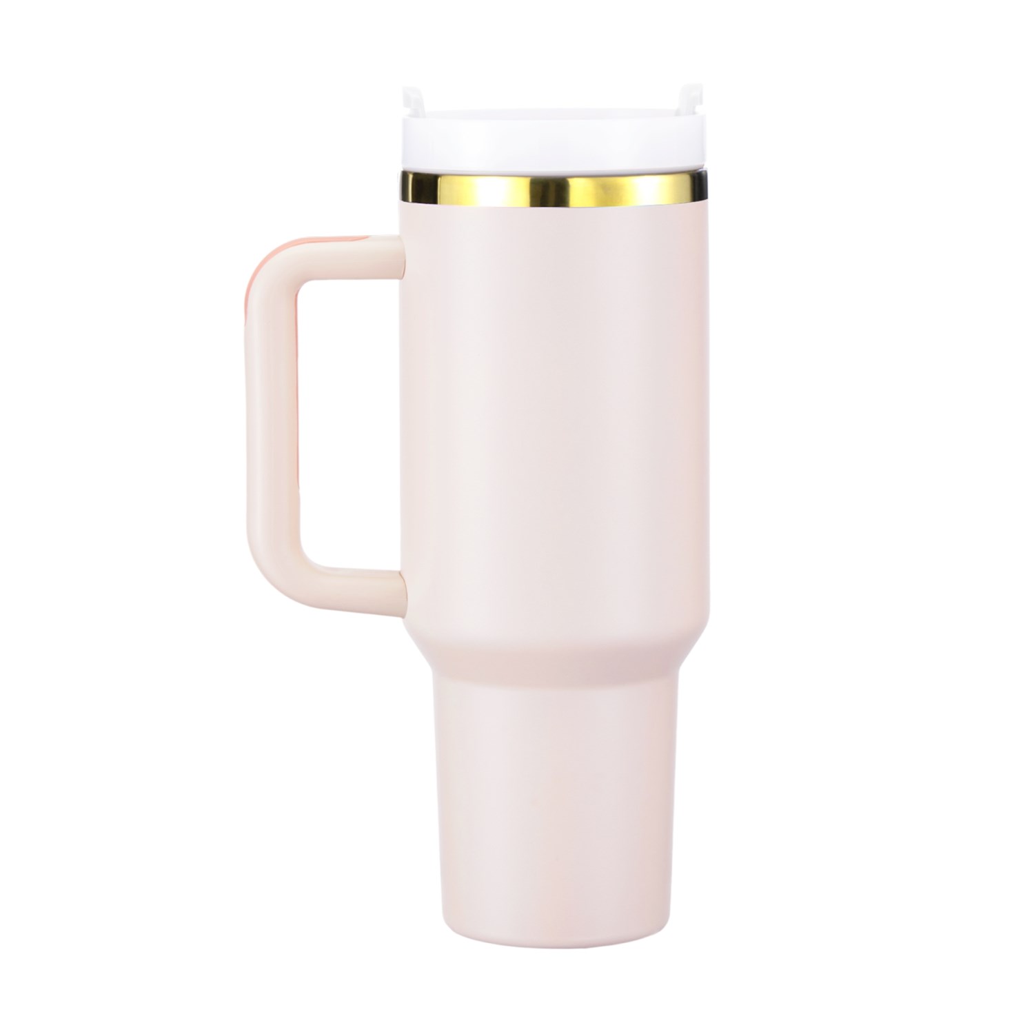 Personlig tumbler, 1,1 liter – rosa/gull – produkt før tilpasning