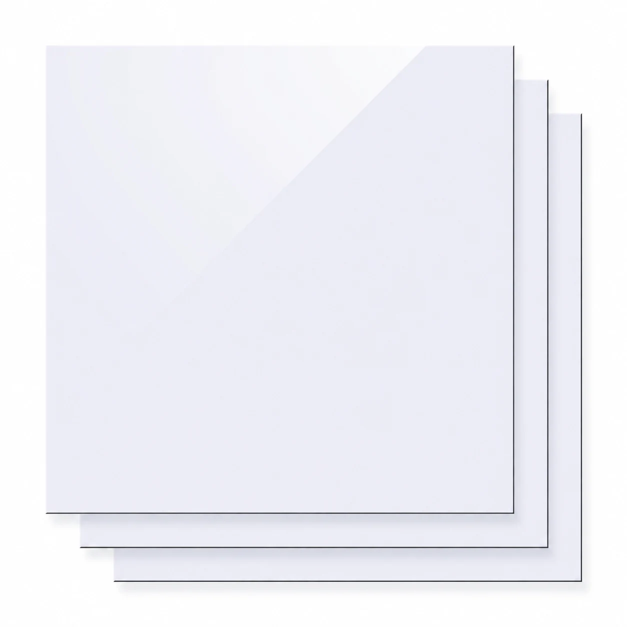 Akrylskilt, ett emne opptil 30 × 30 cm – produkt før tilpasning